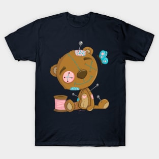 Tattered Cute Teddy Bear T-Shirt